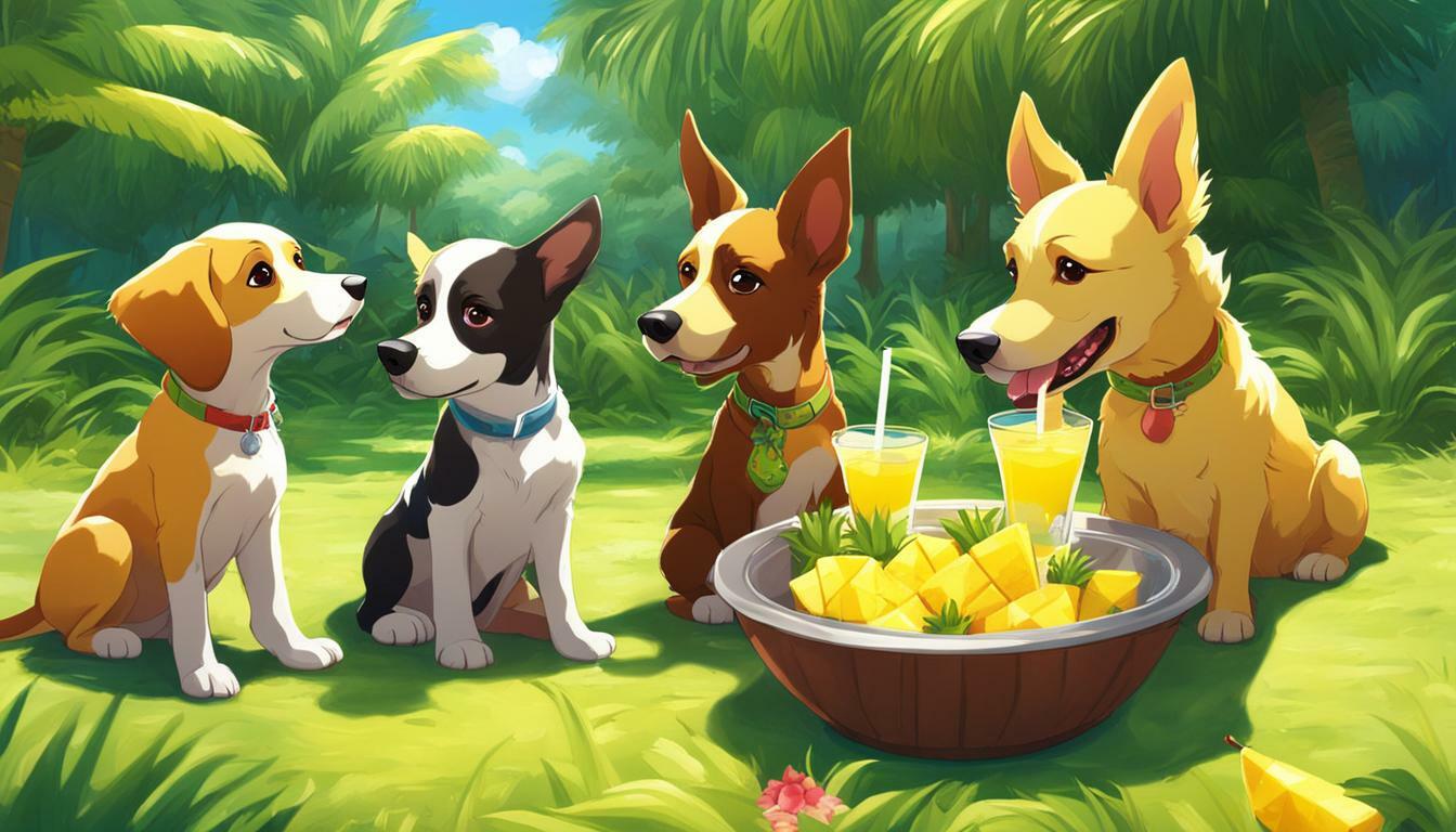 can-dogs-drink-Pineapple-juice